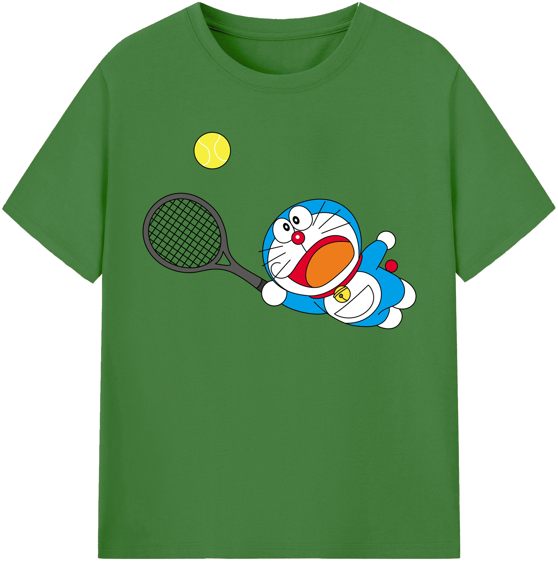 （画像用） ドラえもん Doraemon レディースカジュアルプリントTシャツ（綿100％）